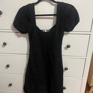 Black Knit Dress, WORN ONCE!